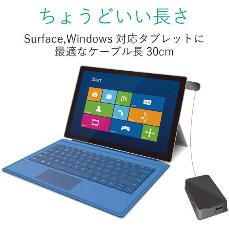 4ポートUSB2.0ハブ - U2HS-A402BBK