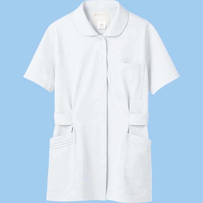 73-1462 ナースジャケット(半袖) 住商モンブラン 白色 LL  73-1462 5,223円