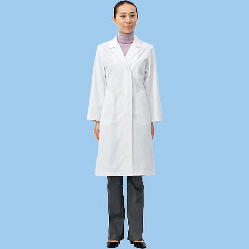 71-061 ドクターコート(レディス・長袖) 住商モンブラン 3L 71-061