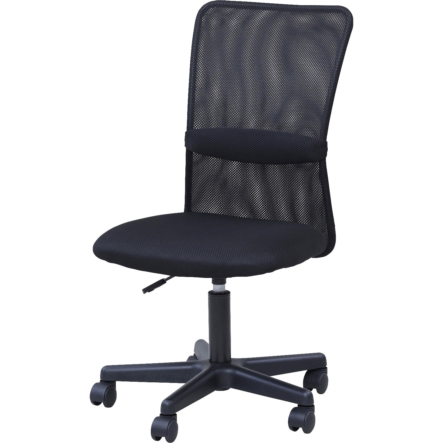 EHL-51(BK) オフィスチェア 爽快メッシュ ランバーサポート付き