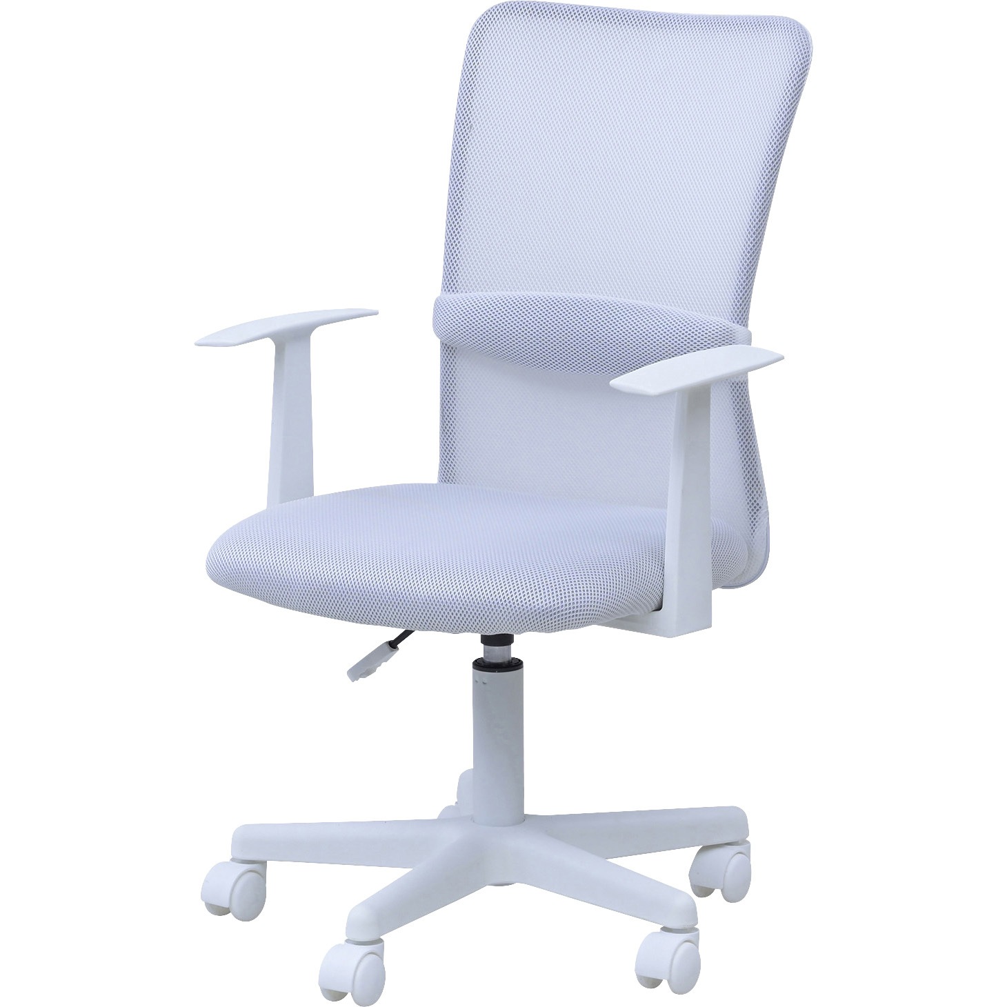 EHL-51A(NWH) オフィスチェア 爽快メッシュ ランバーサポート付き