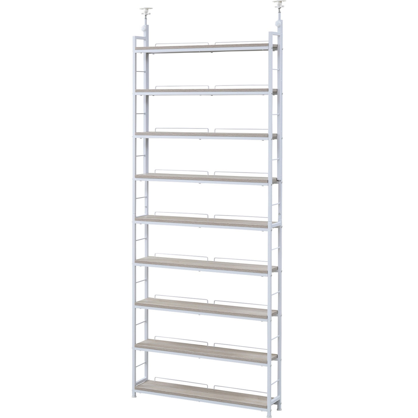 RTRS-8015(AIV/SWH) つっぱり本棚 YAMAZEN(山善) アンティークアイボリー色