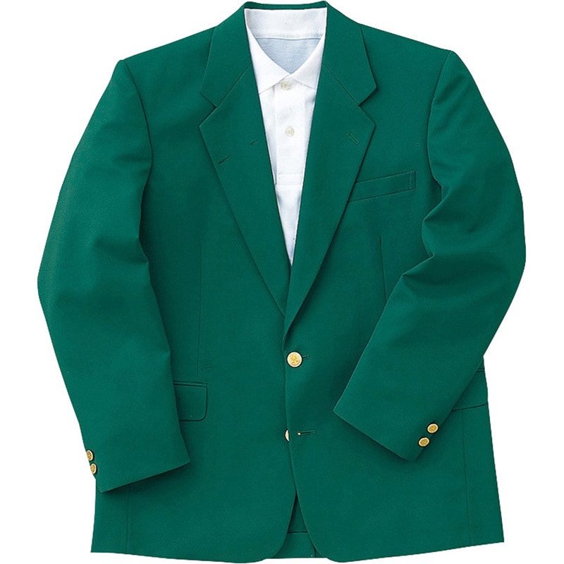 114 メンズカラーブレザー(センターベント) アイトス グリーン色 サイズB6