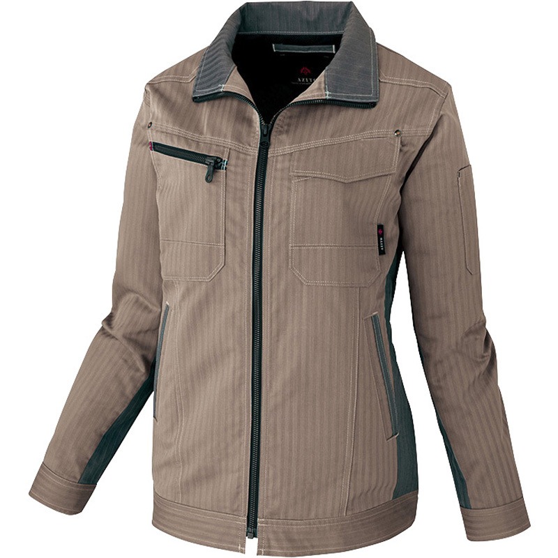 30640 レディース長袖サマーブルゾン アイトス モカ色 S着丈61cm