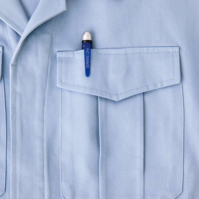 33101 長袖ジャンパー(男女兼用) アイトス ブルー色 6L着丈71cm 5,578円