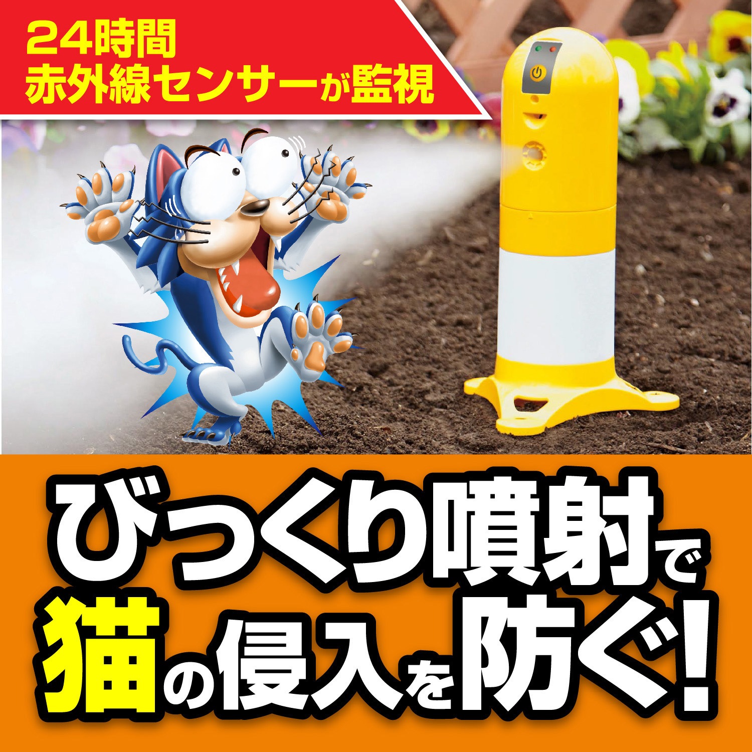 猫まわれ右びっくりスプレー 1セット フマキラー 【通販モノタロウ】
