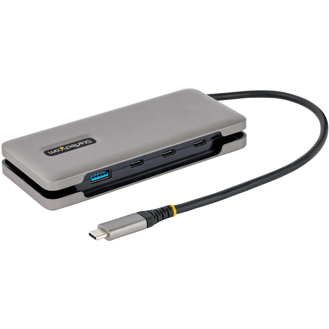 HB31CM1A3CB USB-Cハブ/4ポート/1x USB-A & 3x USB-C/10Gbps USB 3.1/3.2 Gen2/Thunderbolt 3/4/バスパワー StarTech.com スペースグレー色 Type-C ケーブル長0.345m
