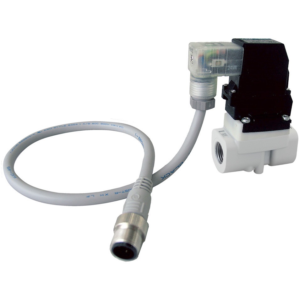 EXA-8G-02KSB-3 圧縮空気用パイロット式2ポート電磁弁 アルミボディ CKD NC(通電時開)形 接続口径G1/4  EXA-8G-02KSB-3