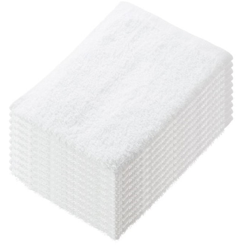 AOT-001 少し厚手のおしぼりタオル 伊藤忠リーテイルリンク ホワイト色