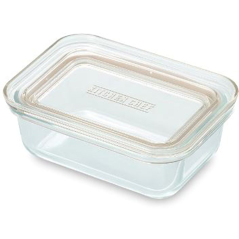 TGS-8S 耐熱ガラス容器 8点セット アイリスオーヤマ 角 電子