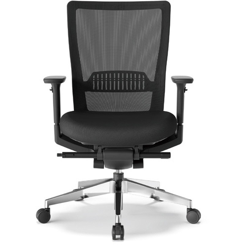 RS-5735(F10)BK オフィスチェア RS-5700シリーズ ミドルバック 肘付きタイプ アイコ 布地 材質アルミ脚 50,988円