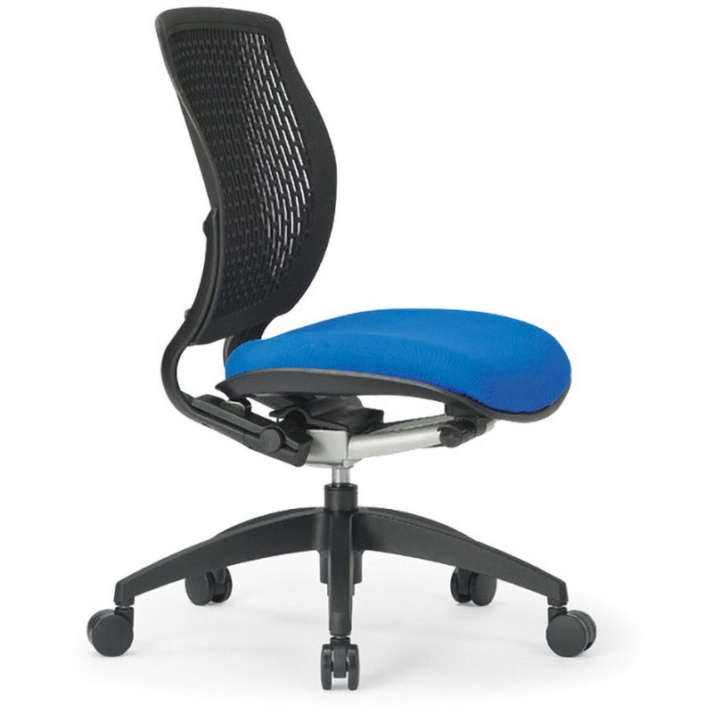 MA-1505(FG3)BU-BK オフィスチェア MA-1500シリーズ ローバック 肘なしタイプ アイコ 材質樹脂脚 布地(防汚性布張り) 27,937円