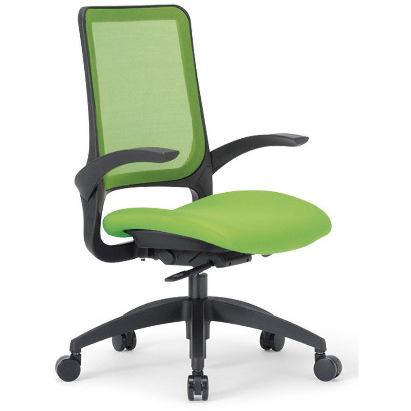 MS-1615BK(F12)BU オフィスチェア MS-1600シリーズ 座クッション 樹脂脚タイプ 肘付き アイコ 布地 材質樹脂(ブラック)脚 28,587円