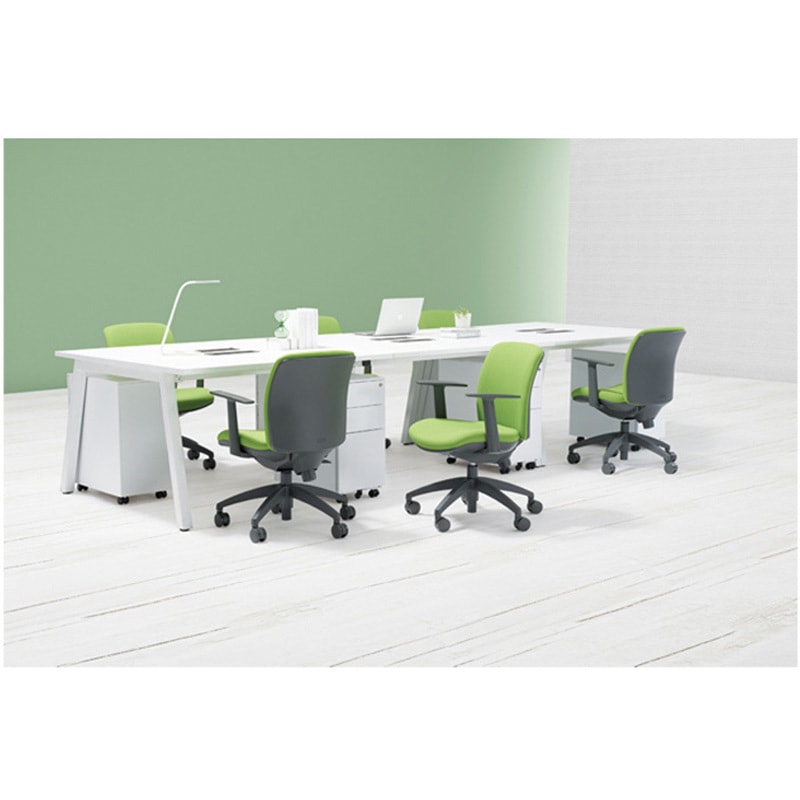 オフィスチェア　オフィスチェア KA-2105 レッド 品番 A06334D2 イナバ 稲葉 オフィスチェア モールドウレタン メッシュチェア 肘なし 椅子 イス 会社用 チェア 事務所 シンプル デスクワーク レッド⁄srm