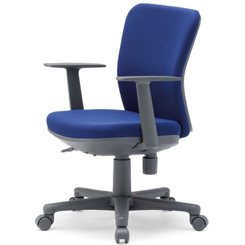 OA-1155TJ(VG1)PBU オフィスチェア CA-1100シリーズ ローバック T型肘タイプ アイコ 材質樹脂脚