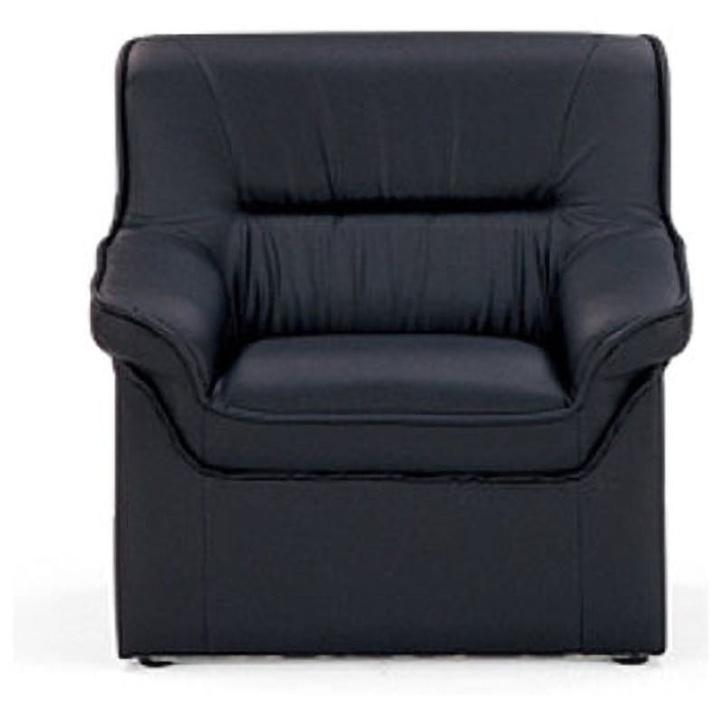 プリーダ 肘無しチェア RE-1051 ダークブラウン RE-1051(V4)BK 応接ソファー・チェア プリーダアームチェア(ビニール