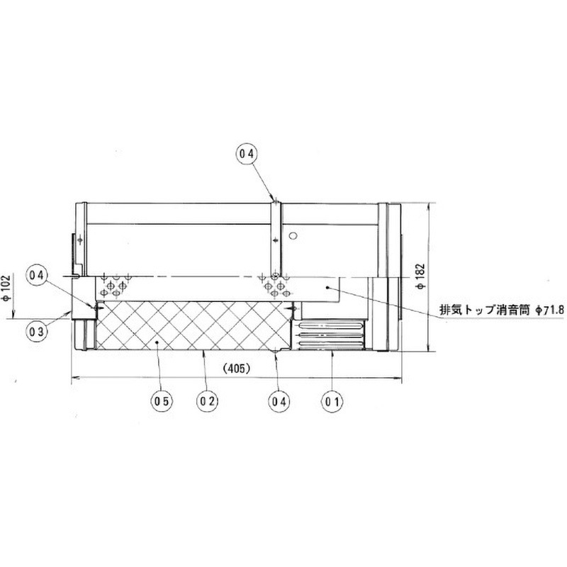 Y-120 排気トップ 1個 ノーリツ 【通販モノタロウ】