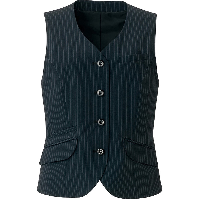 866001 レディースベスト アイトス ブラック色 サイズ13