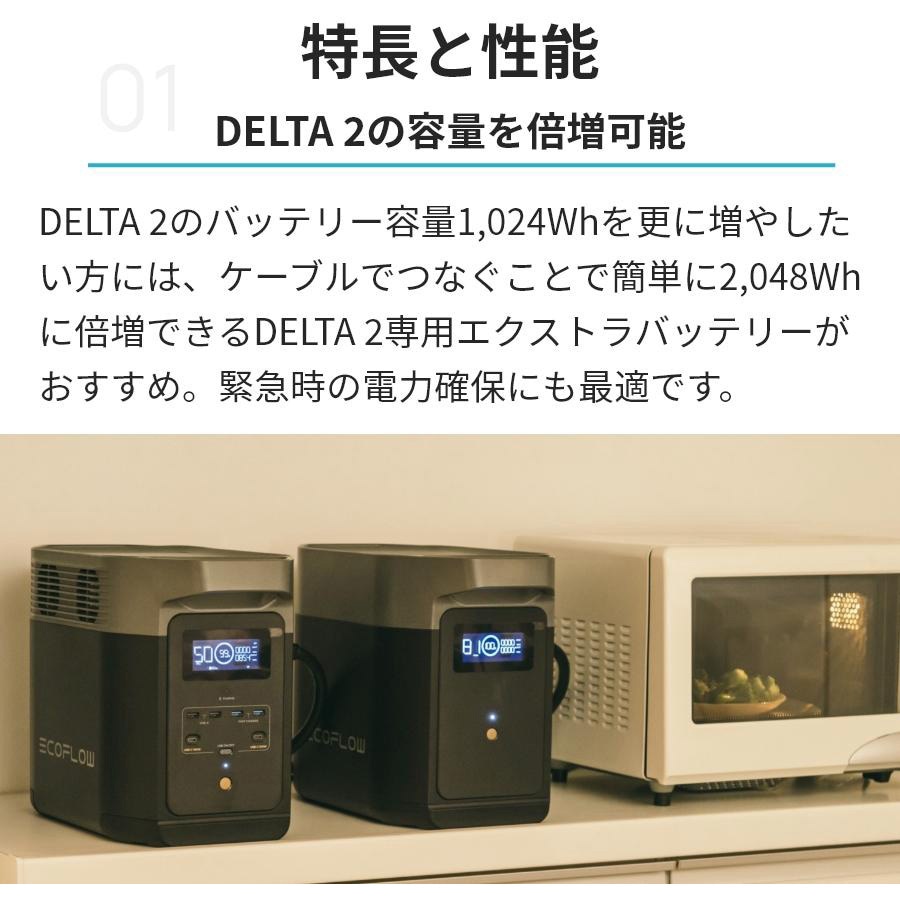 ZMR330EB DELTA 2 専用エクストラバッテリー 1，024Wh 1台 EcoFlow(エコフロー) 【通販モノタロウ】