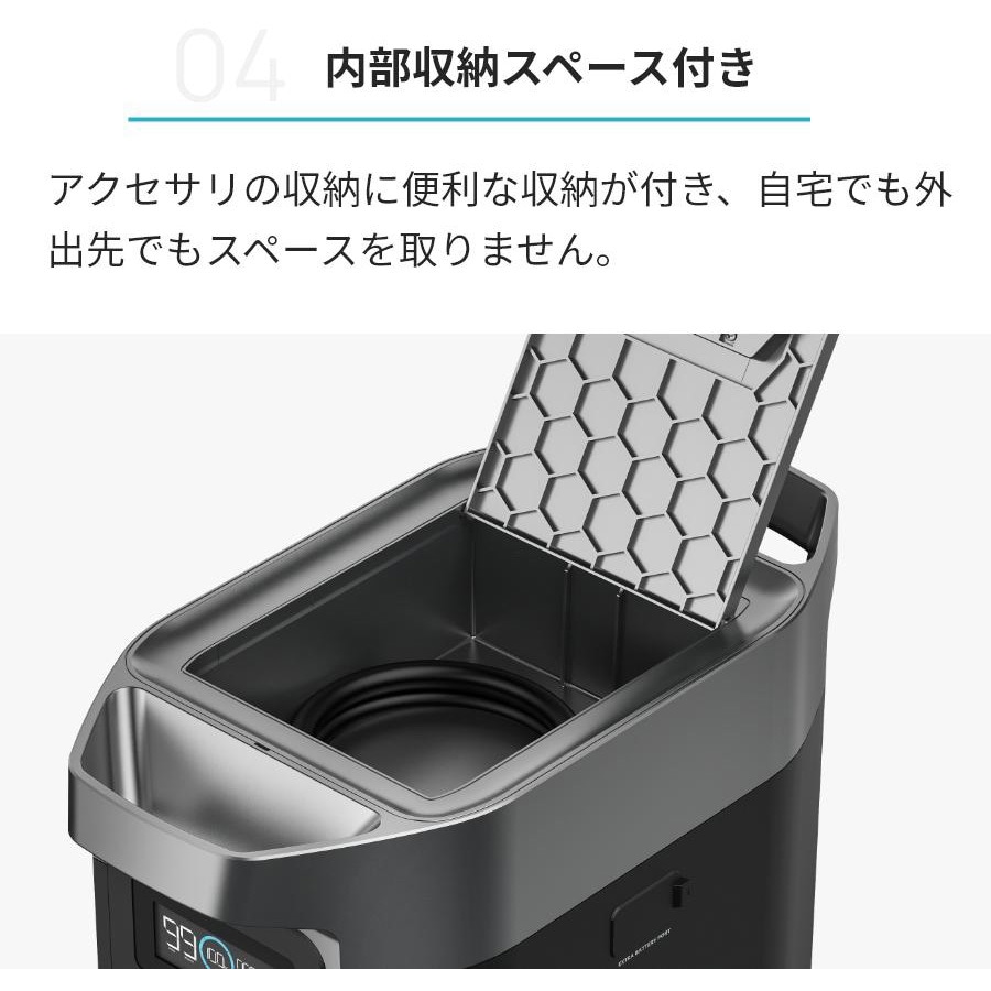 ZMR330EB DELTA 2 専用エクストラバッテリー 1，024Wh 1台 EcoFlow(エコフロー) 【通販モノタロウ】
