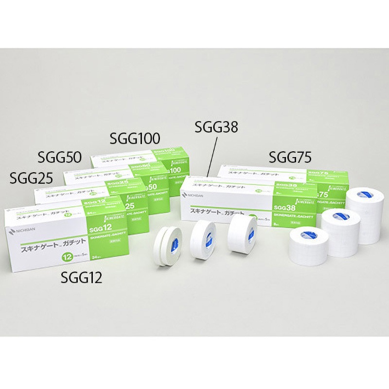 SGG38 スキナゲート(TM)ガチット SGGシリーズ ニチバン 寸法(幅Wmm×長