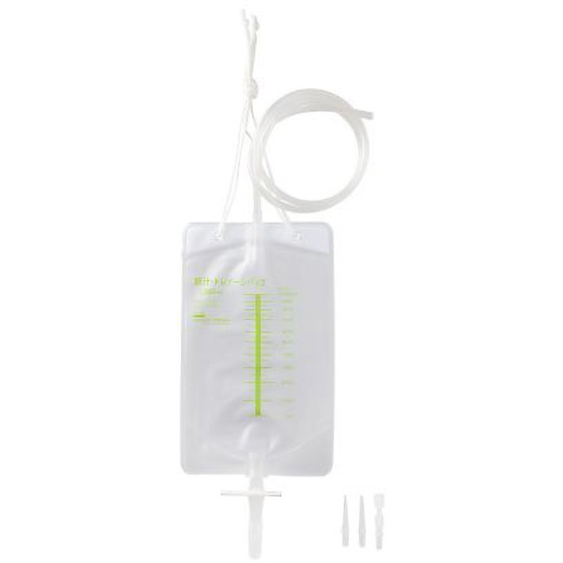 N10039 胆汁・ドレナージバッグ Nシリーズ あしかメディ工業 医療用塩ビ/ABS/EVA 容量1000mL 横167mm縦280mm 1箱(10個) N10039 13,980円