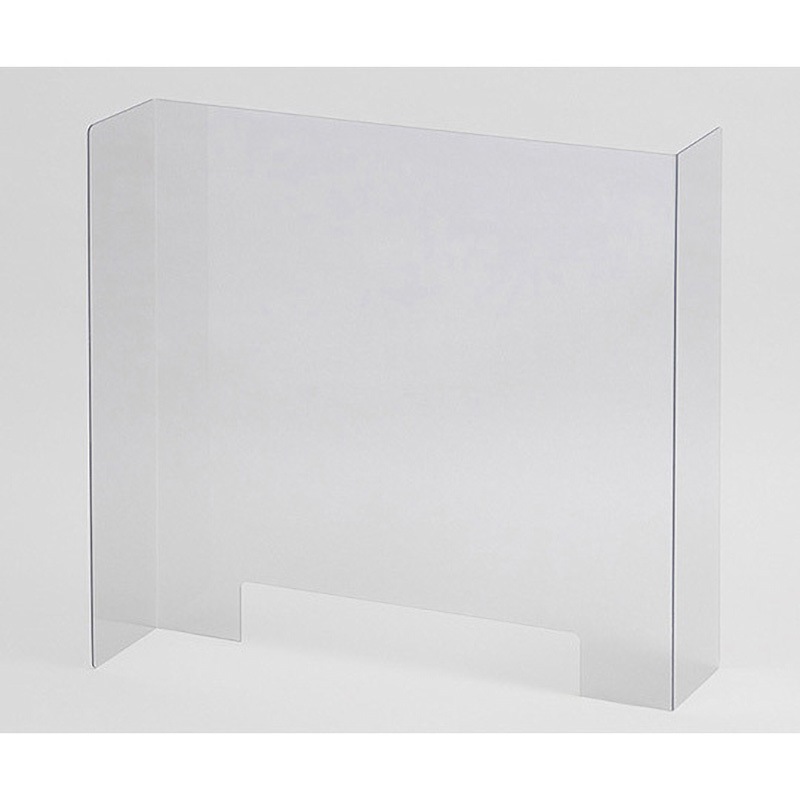 650mm 飛沫感染予防パネル ミドルタイプ アズワン 材質PET 5,390円