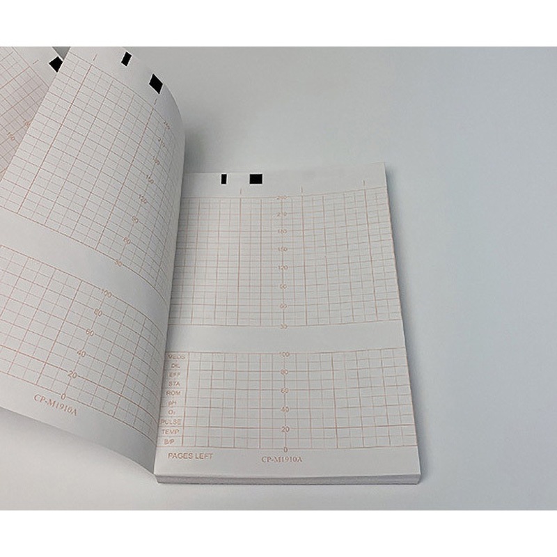 CP-M1910A 分娩監視用記録紙 幅150mm×長15m/折100mm 折り畳み型 40冊入 ちばら 寸法(幅Wmm×長さLm)152×14.4  CP-M1910A 17,980円