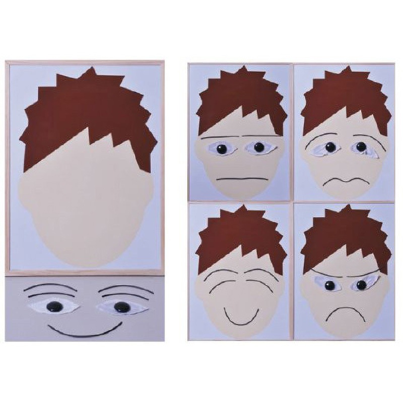 5100121 いろんな顔のボード トッケン 男の子タイプ  1セット