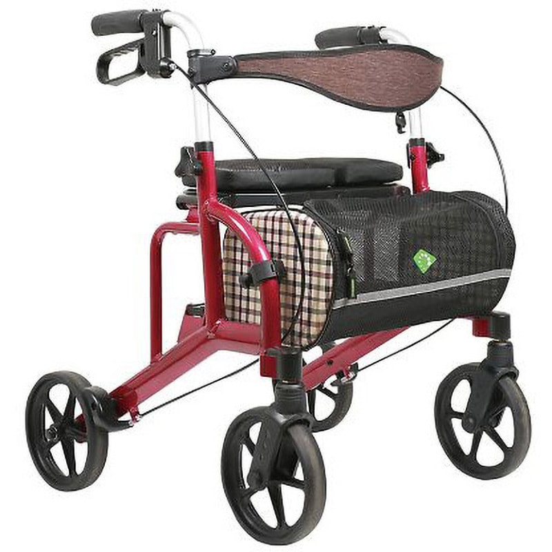 歩行車 シエラエアー エボリューション レッド色 キャスター径203mm 1個 27,937円