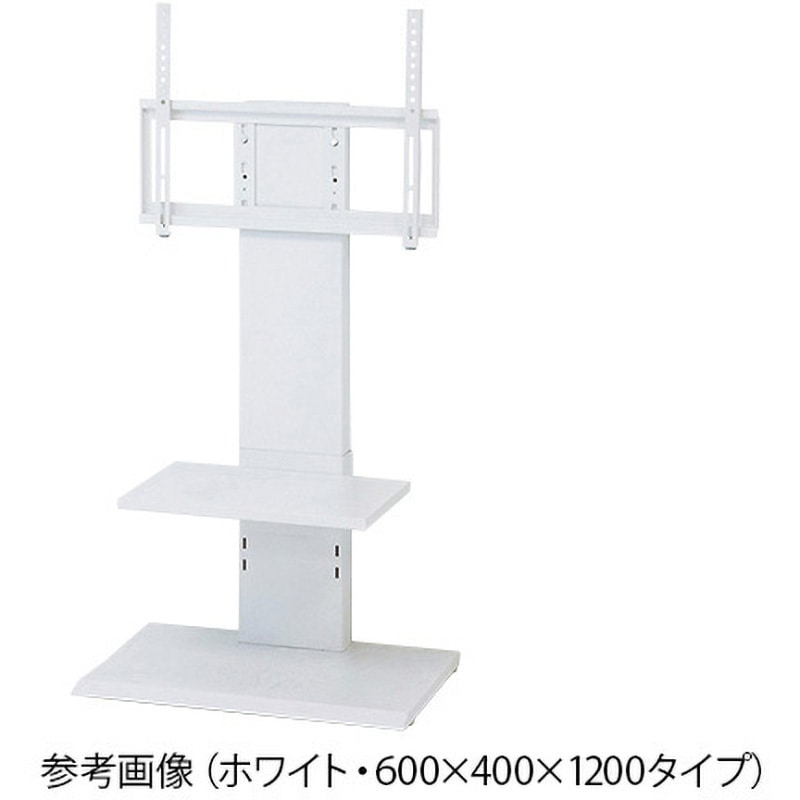 94835 壁掛け風テレビ台 クロシオ ロータイプ スチール ホワイト色 1台