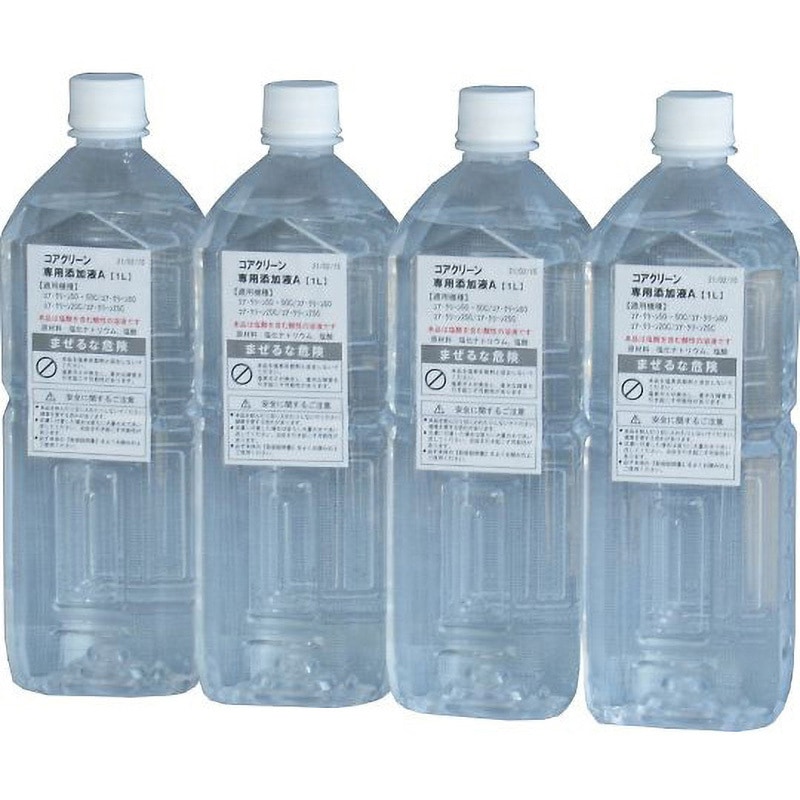 微酸性塩素酸水生成装置 コア・クリーン20C オプション品 専用添加液A 1箱(4本) コアテック 【通販モノタロウ】 8,350円