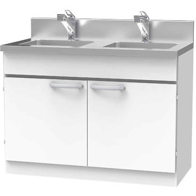 SL-S12 材料キャビネット シンク SL-Sシリーズ ダブル 1個 ナビス(アズワン) 【通販モノタロウ】