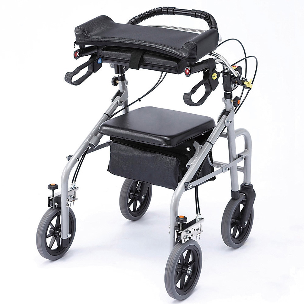 ウェルパートナーズ 歩行補助車　ラビット　トールタイプ　WAー2シルバー 】 Amazon | 歩行補助車ラビット トール 座面有り WA-5 シルバー