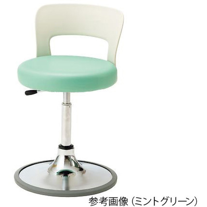 CA-P14BL-Z メディカルソフトスツール ラバープロテクタ付き 背付き CA-P14BL-Zシリーズ 東洋事務器工業 ラベンダー色  1個