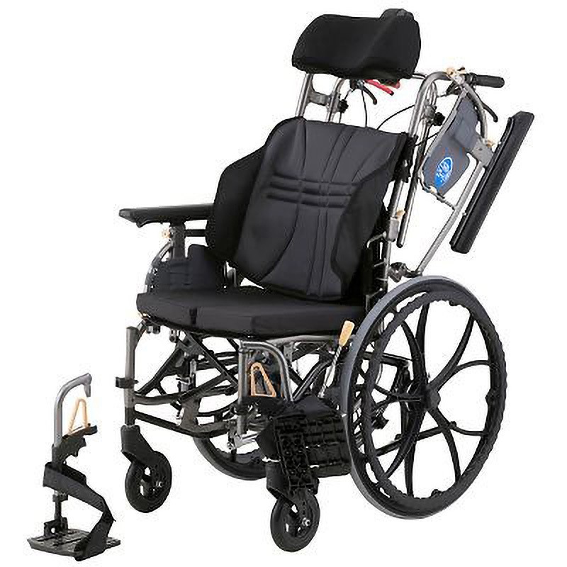 NA-XF7 座王 ティルト車いす 日進医療器(車イス) 1台 NA-XF7