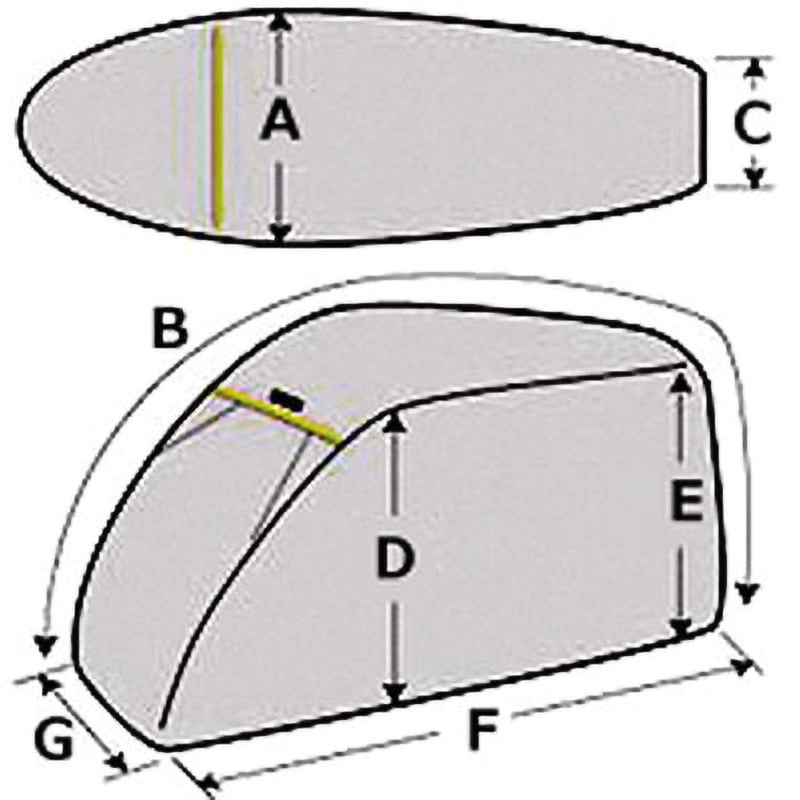 FC-4L/38500 バイク用フルカバー・バイクカバー(底付き構造) MARUTO 