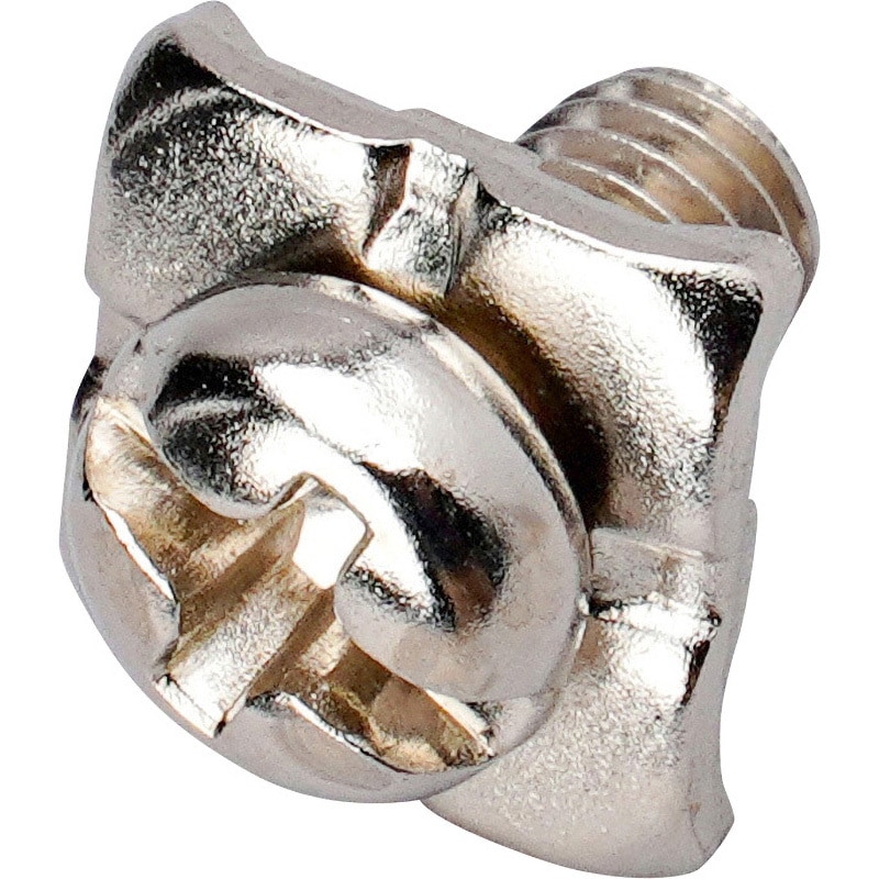 サンコーインダストリー ニッケル 端子ねじ(+-)ナベH形 角座6.2×1.0対辺押