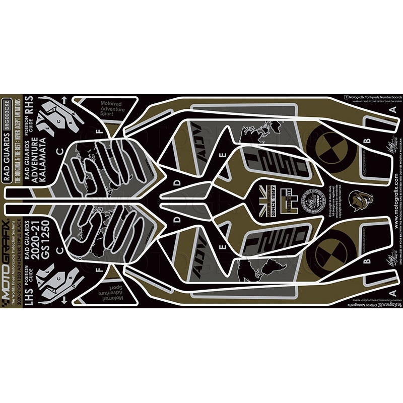 BRG003CKE Number Board Decal Protector 1個 MOTO GRAFIX (モトグラフィックス) 【通販モノタロウ】