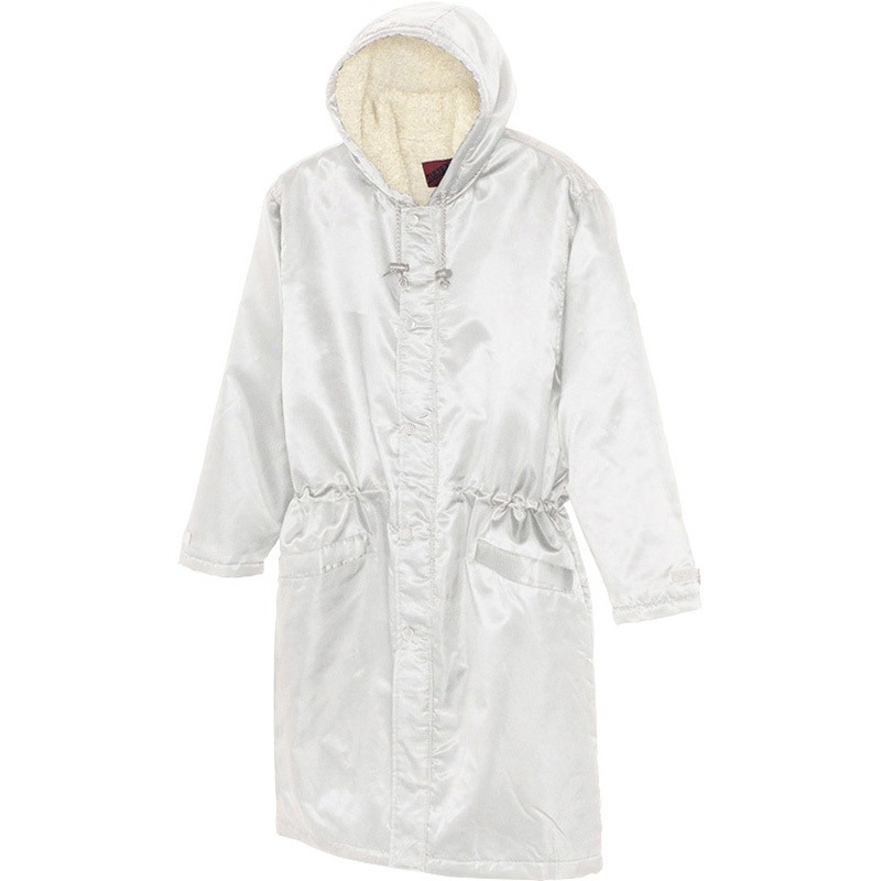 8290 裏ボアベンチコート(廃番予定) アイトス ピュアホワイト色 S着丈102cm