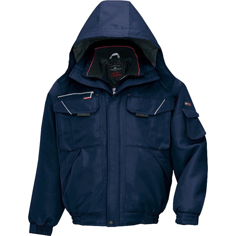 8461 防寒ブルゾン(男女兼用) アイトス ネイビー色 M着丈68cm