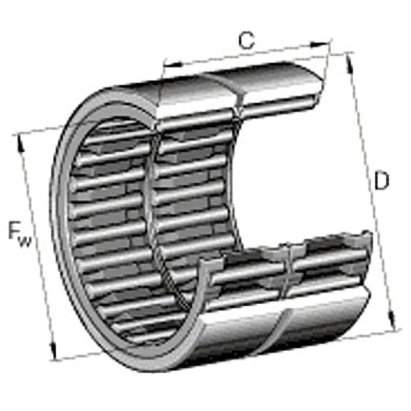 RNAO60X78X40-ZW-ASR1 ソリッド形針状ころ軸受(リブ無) 1個 INA 【通販モノタロウ】