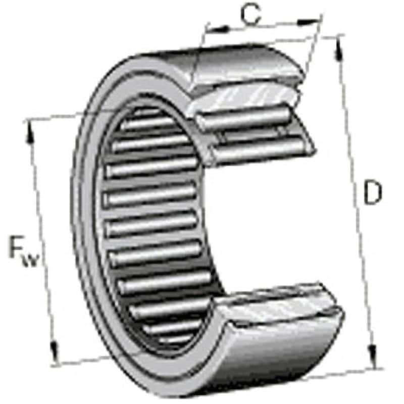 RPNA20/35 自動調心針状ころ軸受 INA 開放形