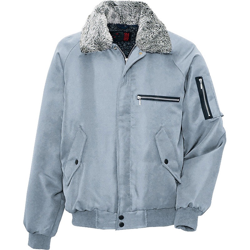 10549 裏ボア防寒ブルゾン アイトス グレー色 5L着丈72cm 5,330円