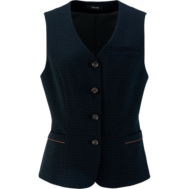 46011 レディースベスト アイトス チャコールグレー色 サイズ21