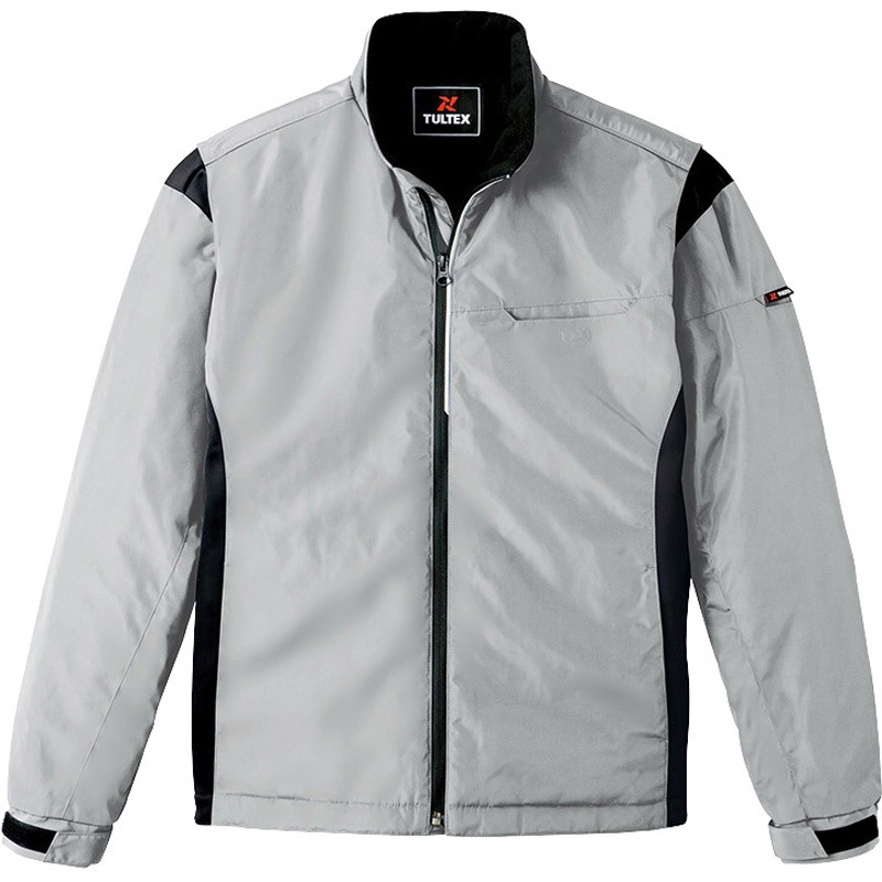 50115 アームアップ防寒ジャケット(男女兼用) アイトス 素材タッサー ポリエステル100% シルバーグレー色 S着丈69cm