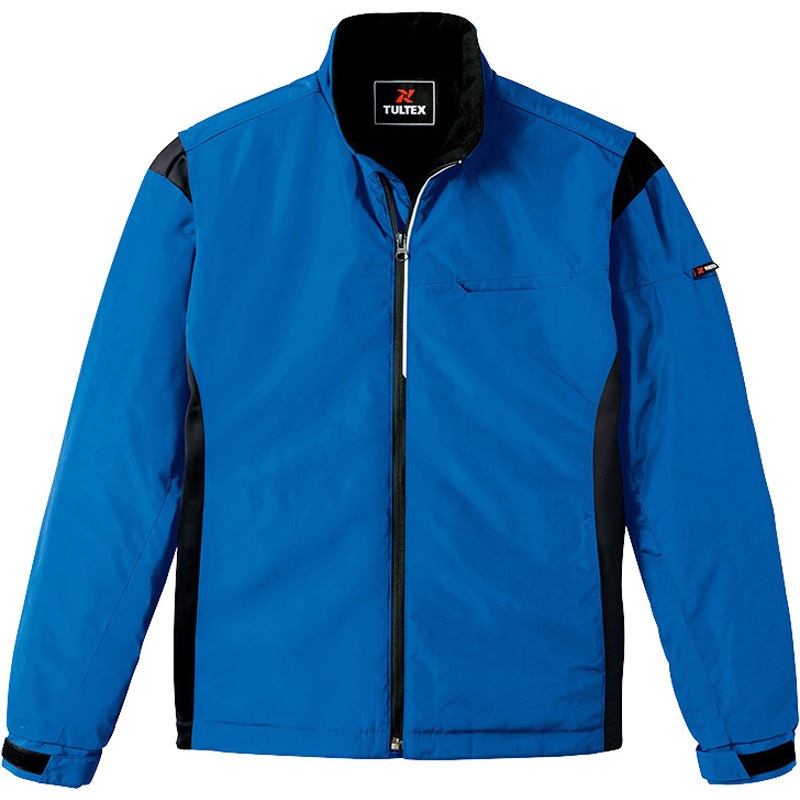 50115 アームアップ防寒ジャケット(男女兼用) アイトス 素材タッサー ポリエステル100% ロイヤルブルー色 M着丈71cm 6,706円