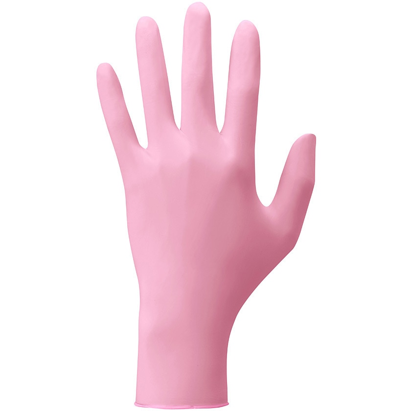 ショーワグローブ ニトリスト・ピンク No.8850 S 100枚X10箱 ショーワグローブ ニトリスト ピンク 100枚入り SSサイズ - 調理器具の