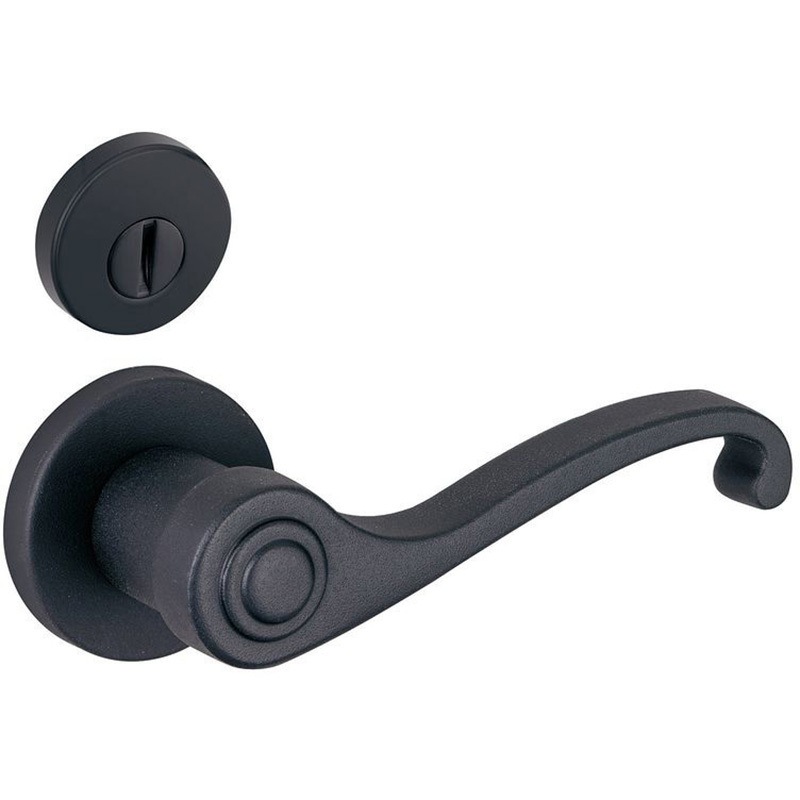 ZH11MC2-N ピノアース レバーハンドル MC型(ブラック) 艶消ブラック ウッドワン 屋内用