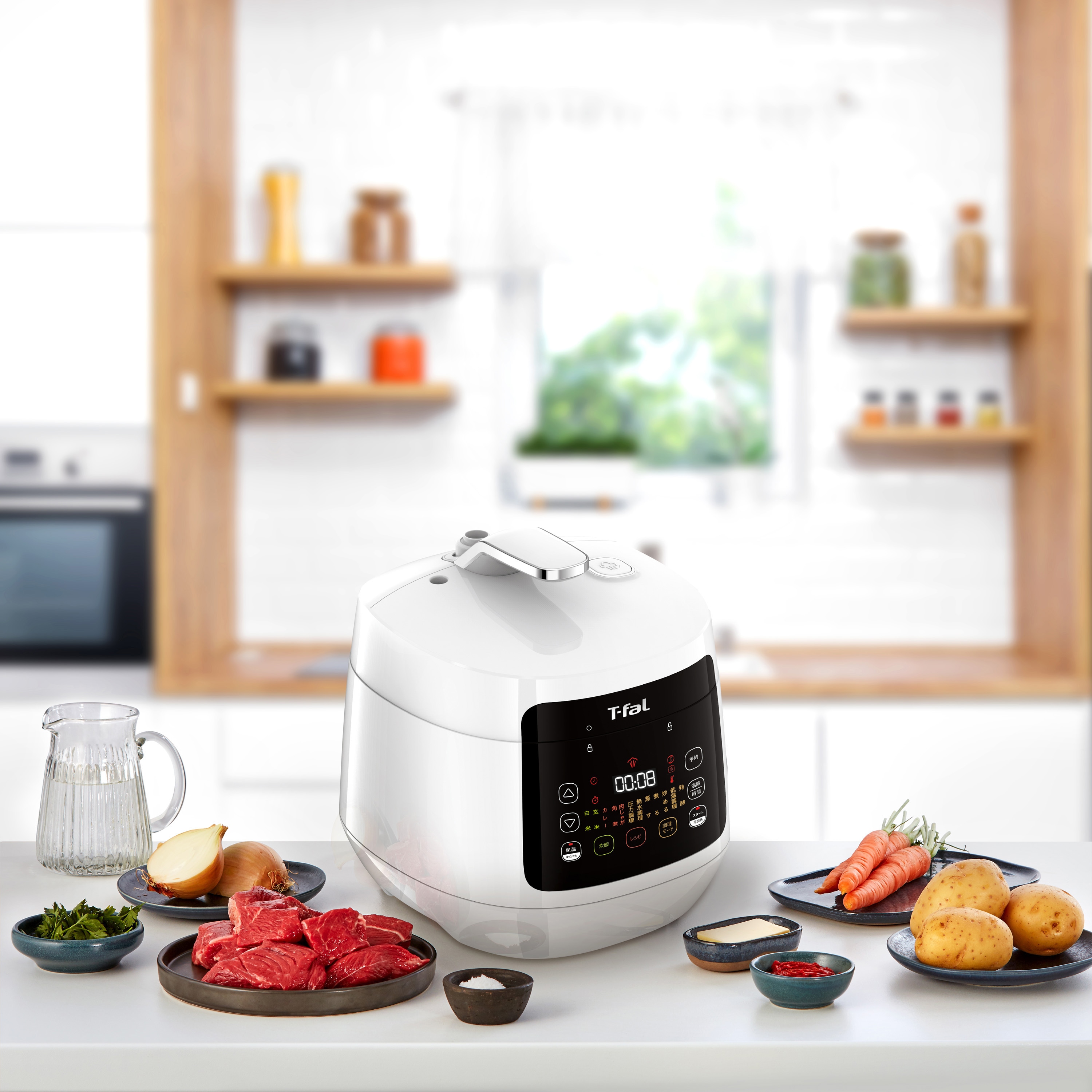 CY3511JP ラクラ・クッカー コンパクト電気圧力鍋 T-fal(ティファール